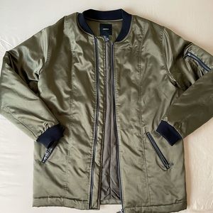 Olive Green Bomber Jacket